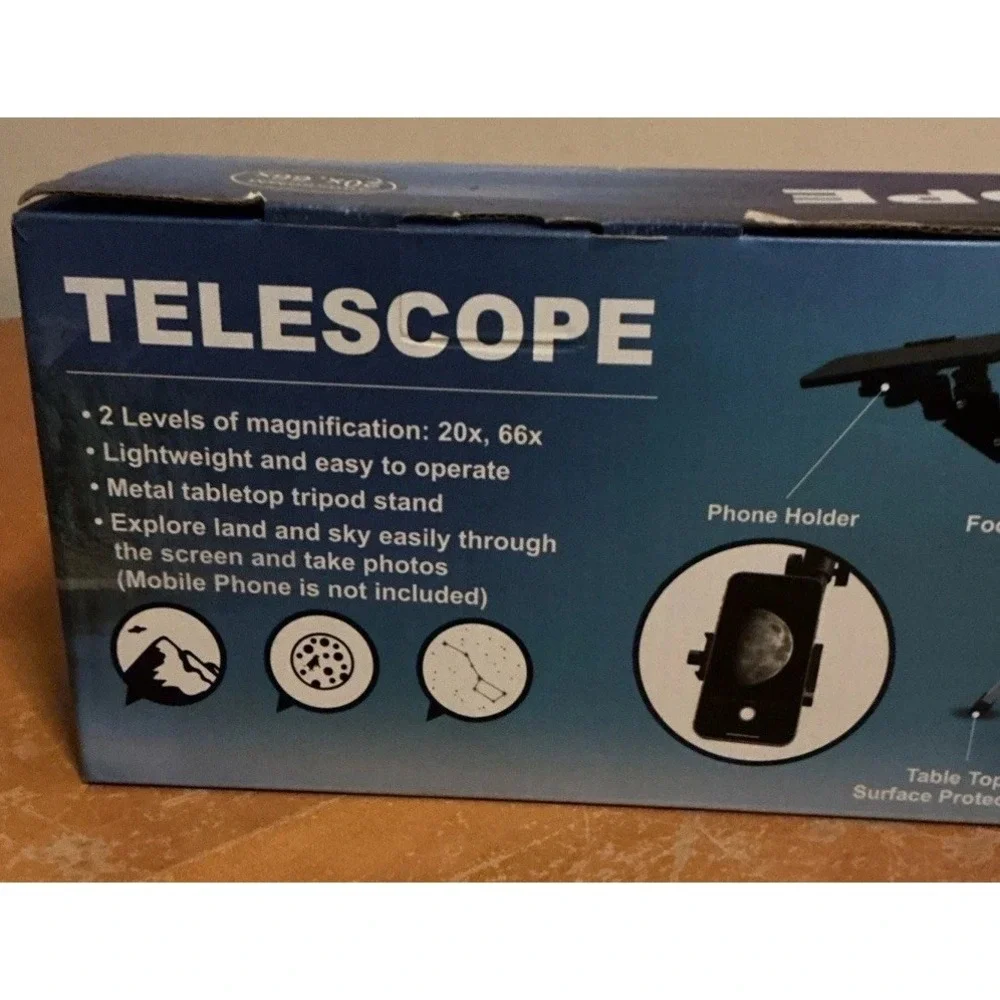 TELESCOPE WITH SMARTPHONE‎ HOLDER 400x50MM For Ages 8 Plus